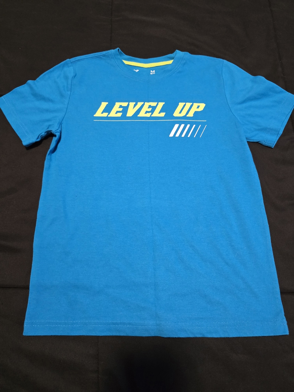 Xersion Boys Level Up Athletic Shirt Blue Quick Dri Size  Medium 10/12